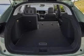 Chevrolet Tracker back seat trunk cargo capacity